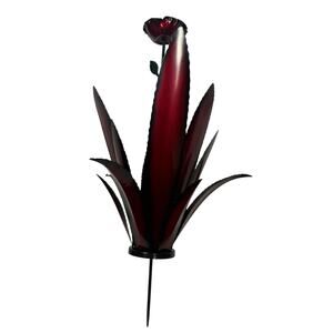 New Agave Metal lawn Decor Red
